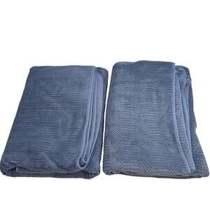 OEKO-TEX Standard 100 AYktou Extra Thick Stripe Texture Bath Towels Blanket Lot